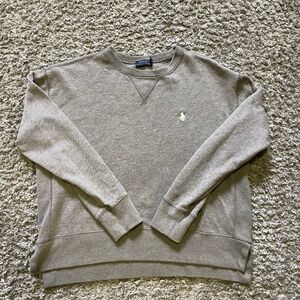 Polo Ralph Lauren Sweatshirt Womens Sweater M Crewneck Gray